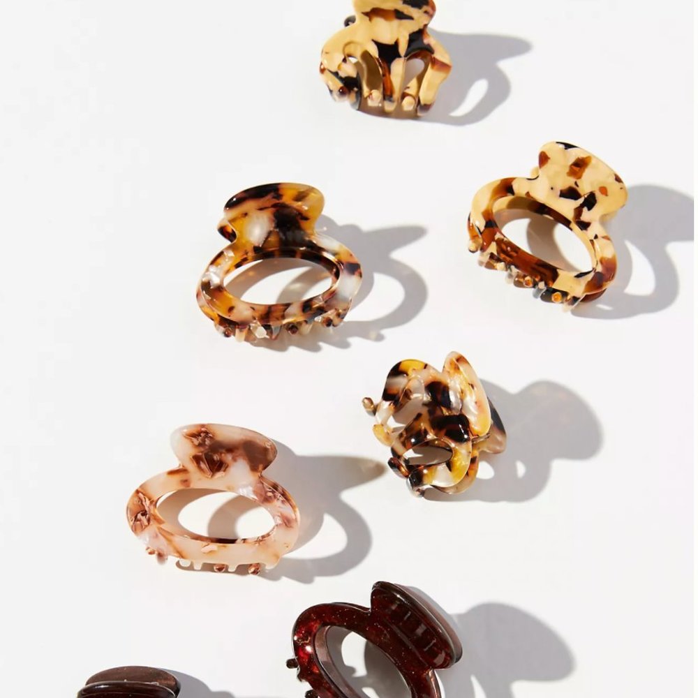 Mini Claw Hair Clip Set